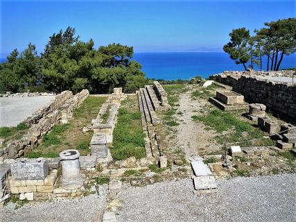 Ancient Kamiros, Hellenistic Sanctuary, Cruise excursions Greek isles