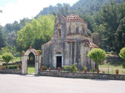 Byzantine Church of St Nicholas Fundukli, cruise shore excursions in Rhodes Greece