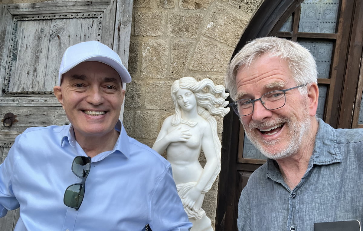 Rick Steves and Nicholas Rhodes